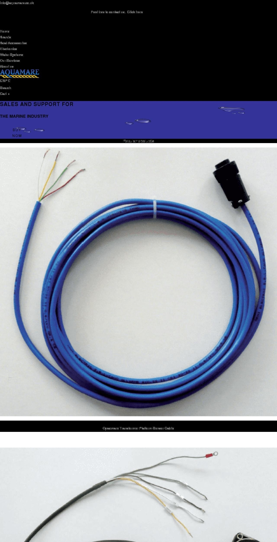 aquamaremarine.com shopify website screenshot