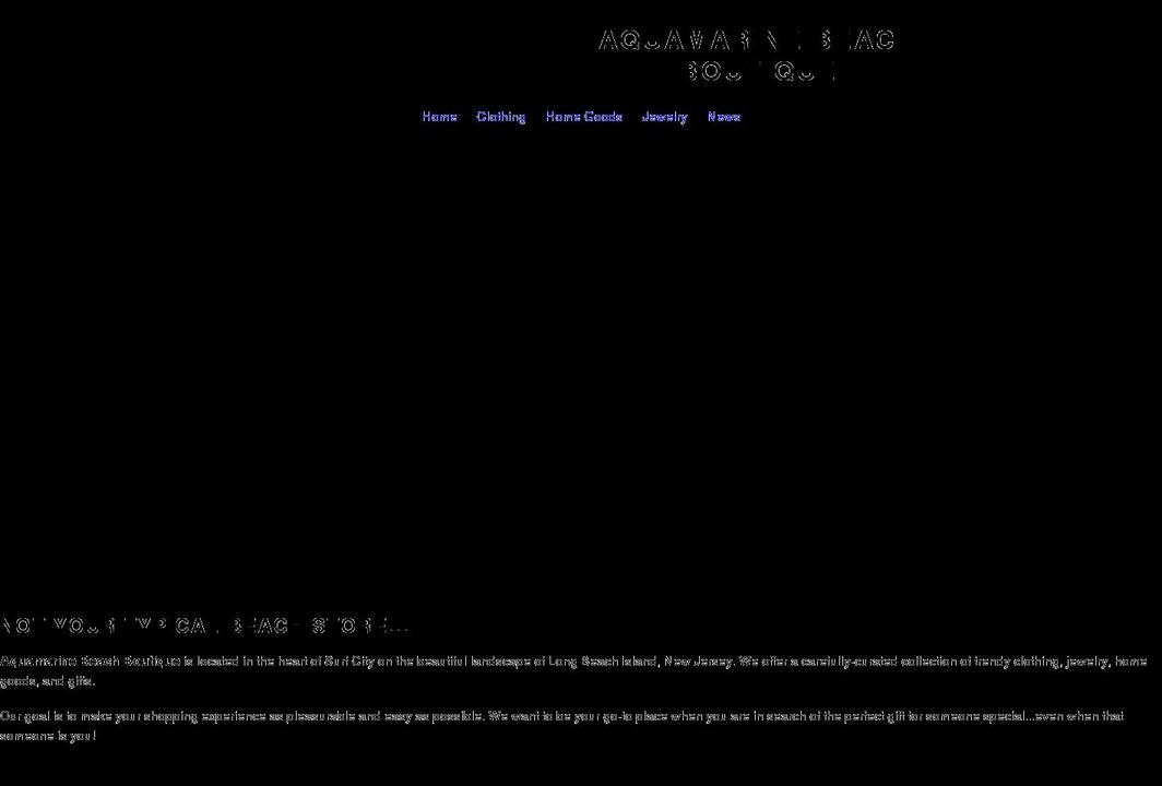 aquamarinelbi.com shopify website screenshot