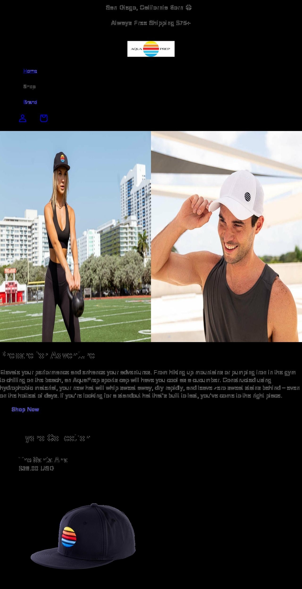 aquapreplife.com — Shopify storefront screenshot