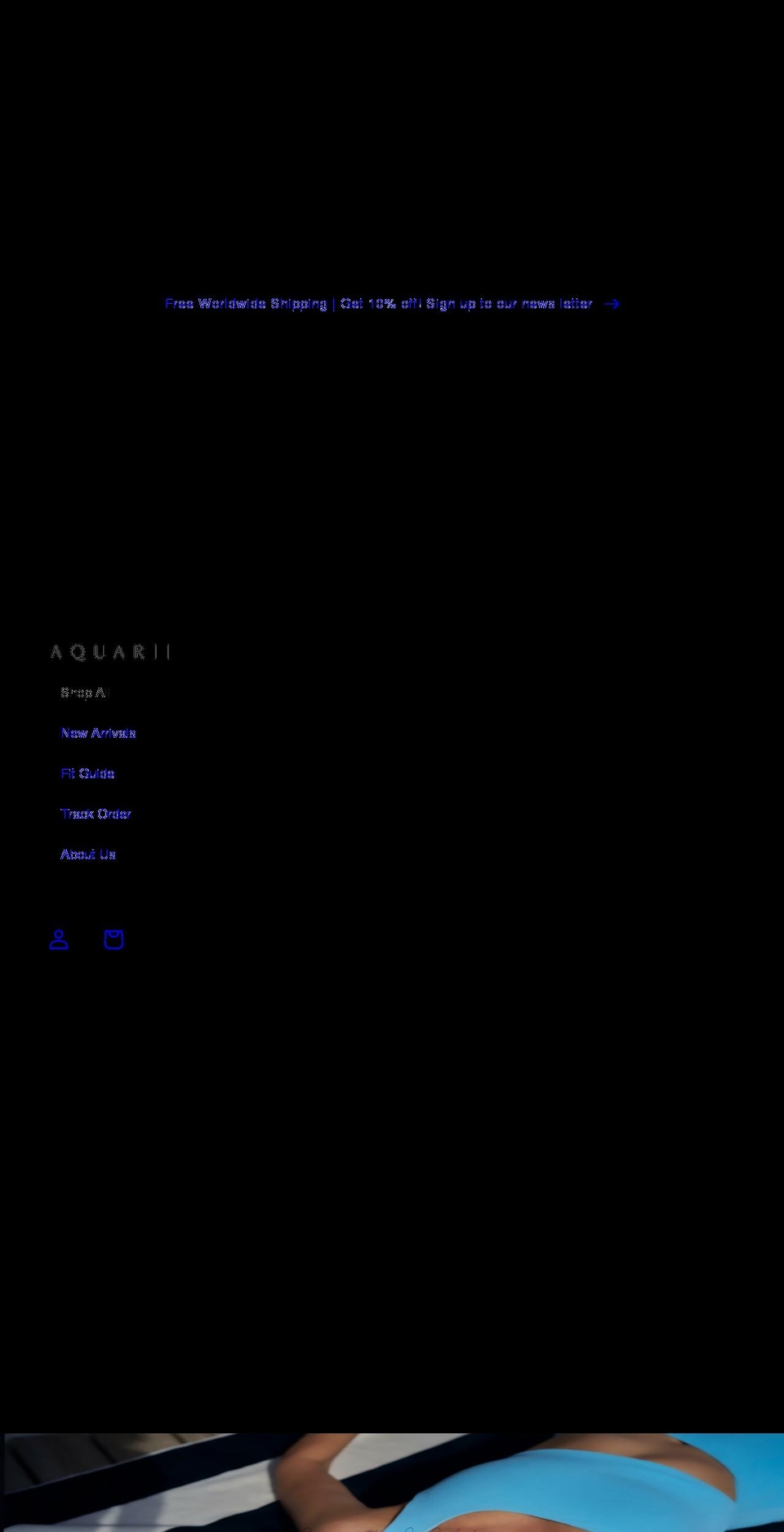 aquariiswim.com shopify website screenshot