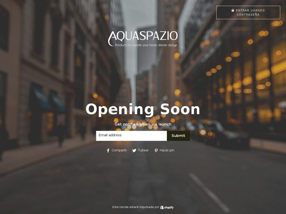 aquaspazio.com — Shopify store in 