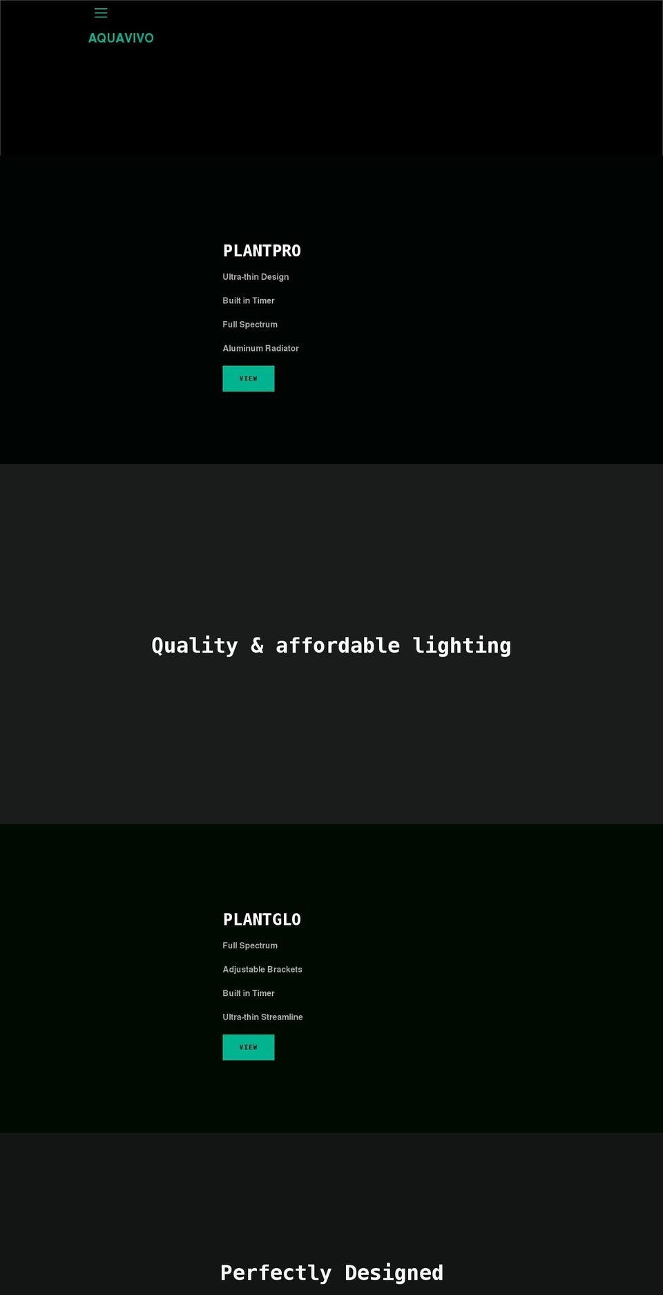 aquavivo.com.au shopify website screenshot