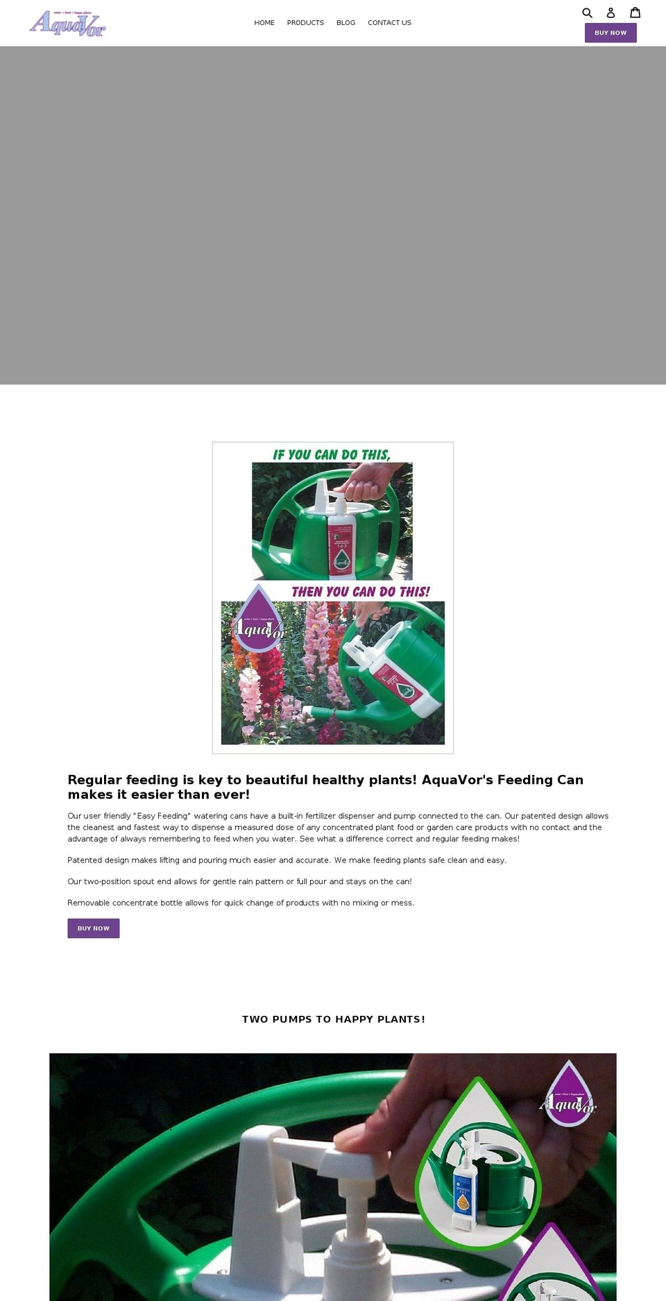 aquavor.org shopify website screenshot