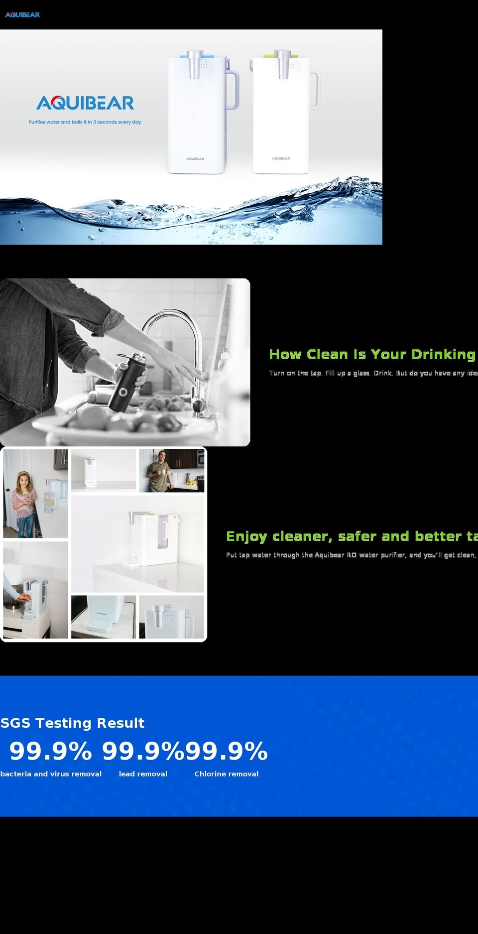 aquibear.com shopify website screenshot