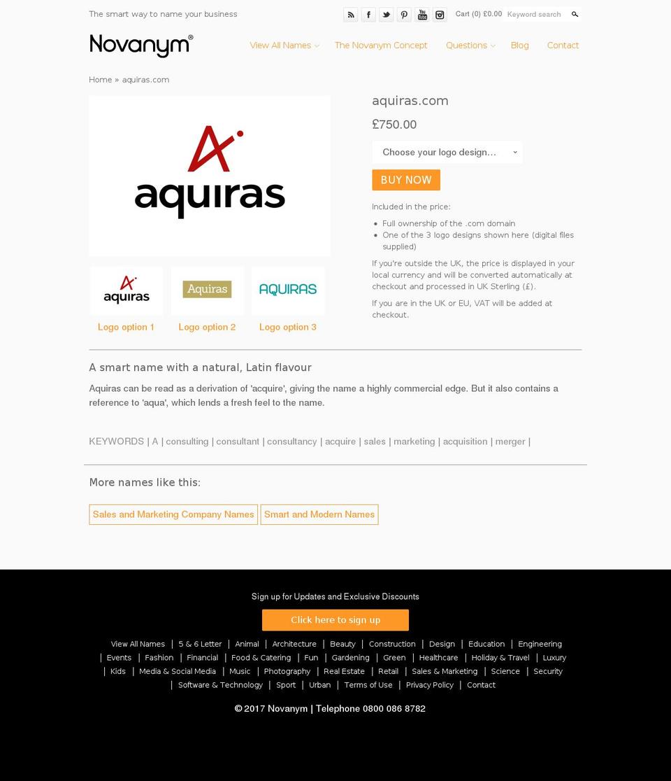 aquiras.com shopify website screenshot
