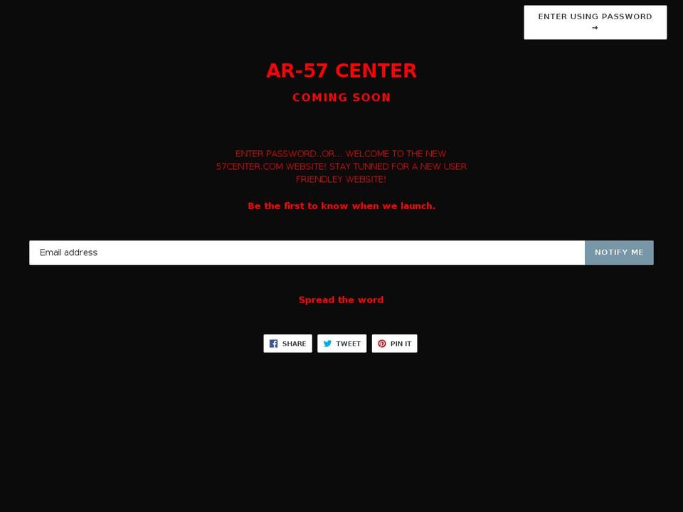 ar-57.com shopify website screenshot