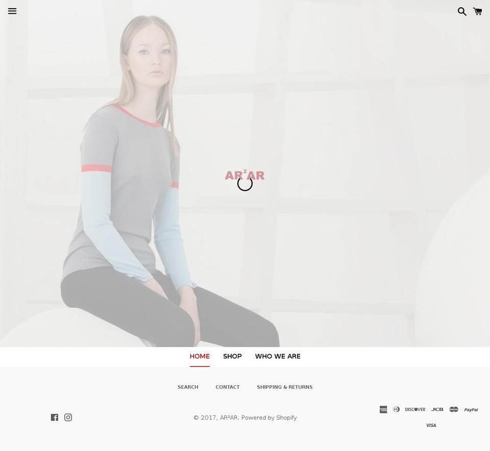 ar2ar.com shopify website screenshot