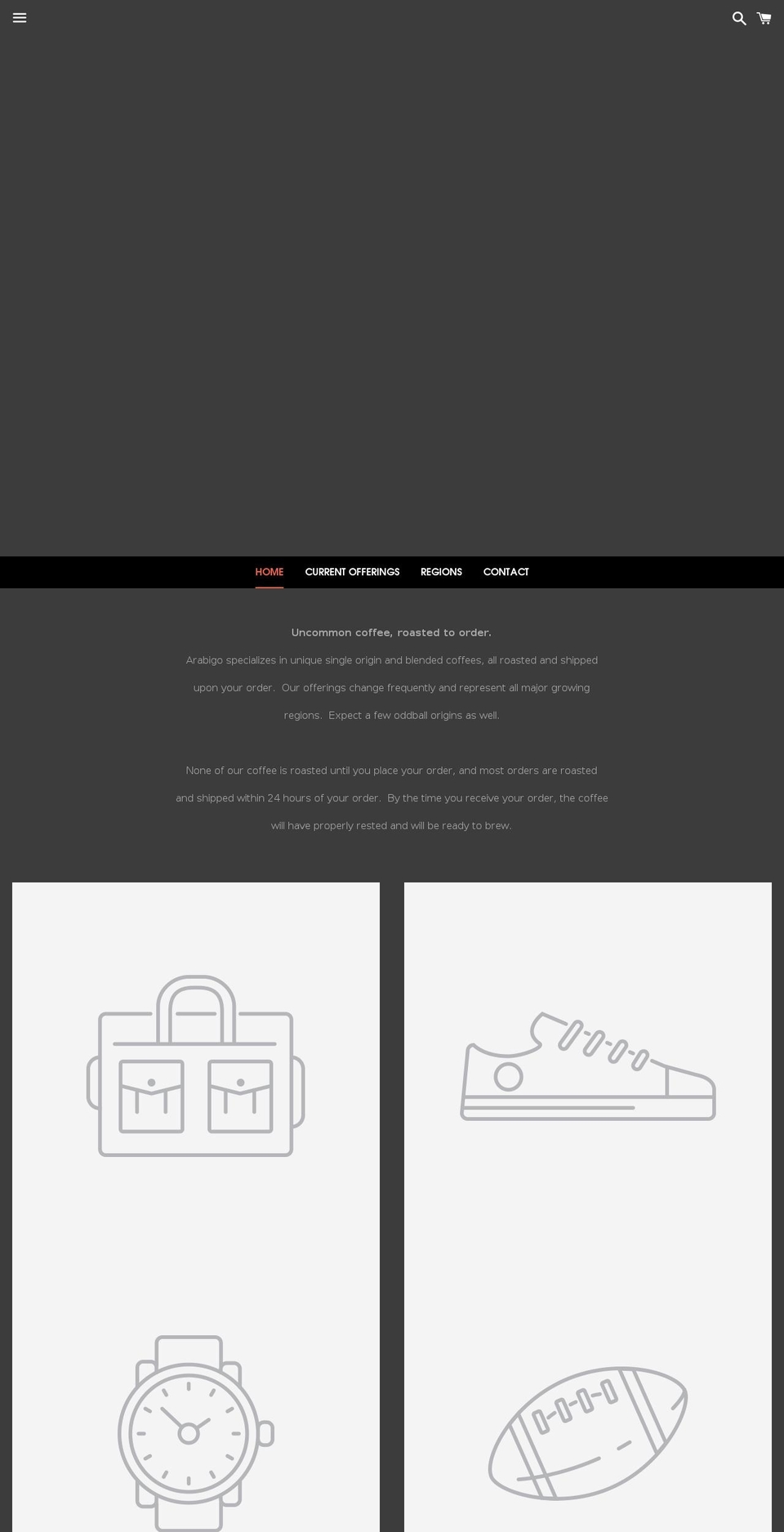 arabigo.com shopify website screenshot