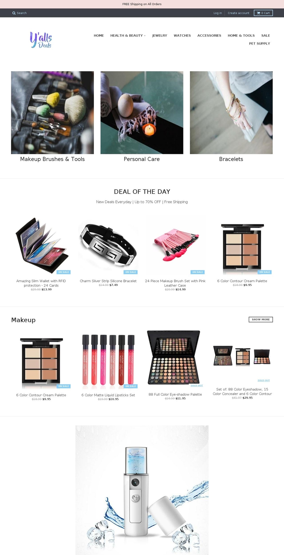 arabsmakeup.com — Shopify storefront screenshot