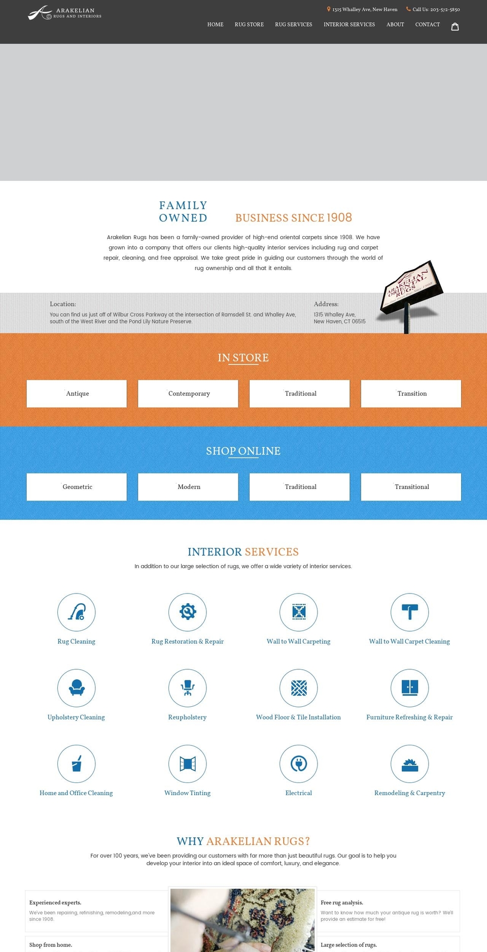 Arakelian - Dev Jan 15 Shopify theme site example arakelianrugs.net