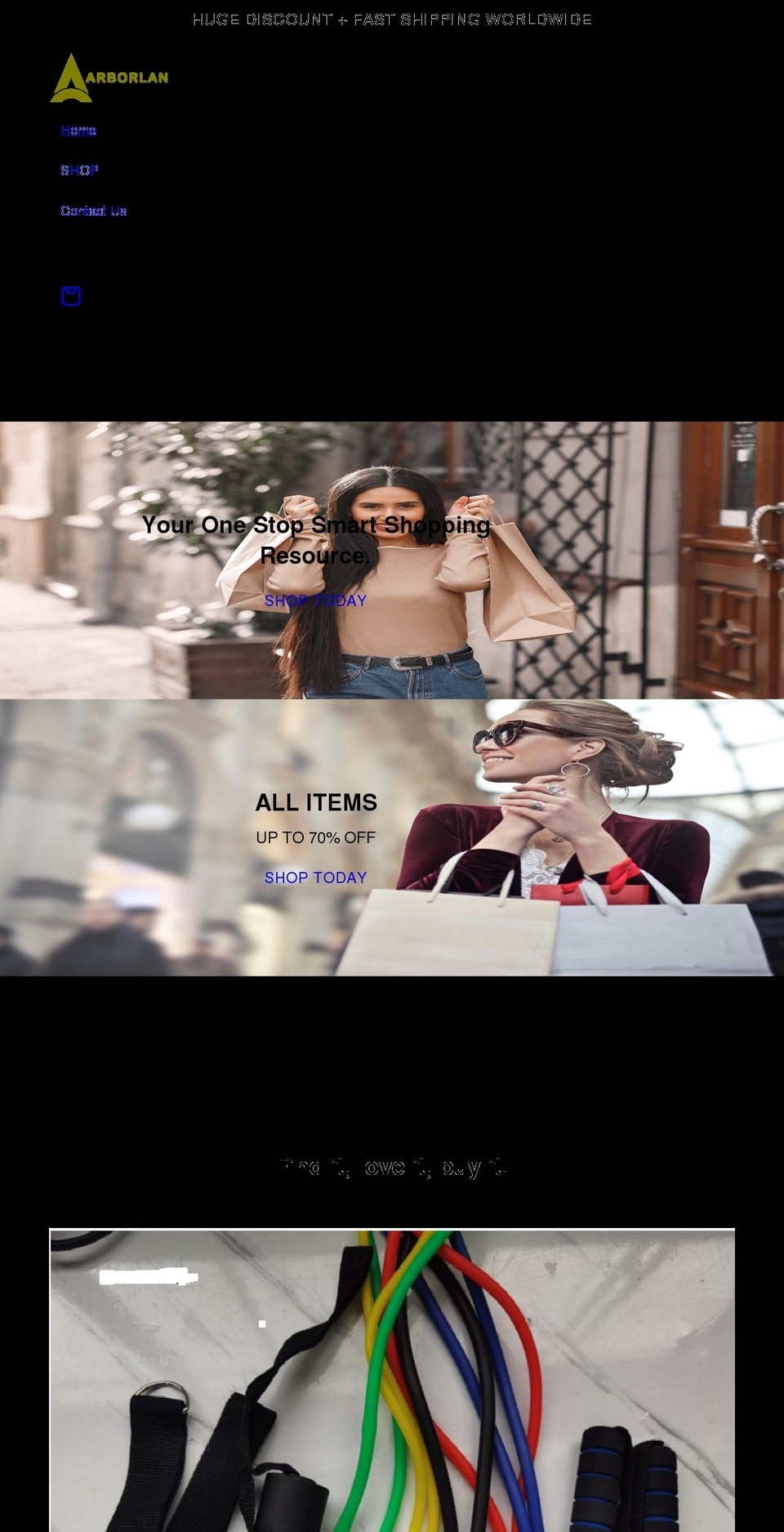 arborlan.com shopify website screenshot