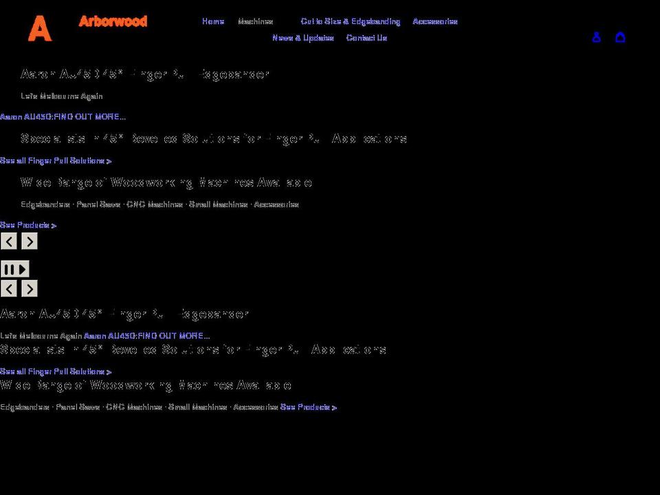 arborwood.com.au shopify website screenshot