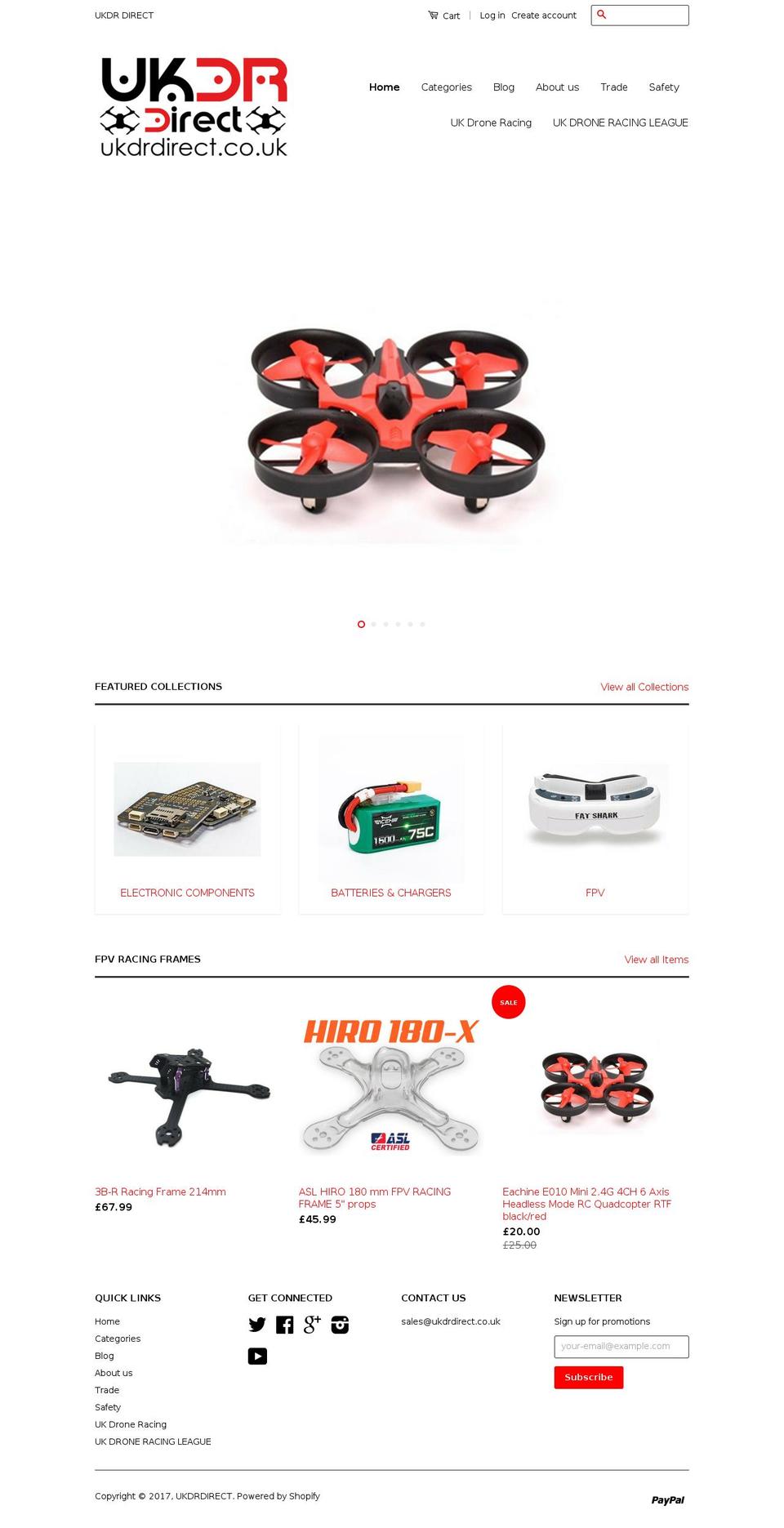 arcaneracing.com shopify website screenshot