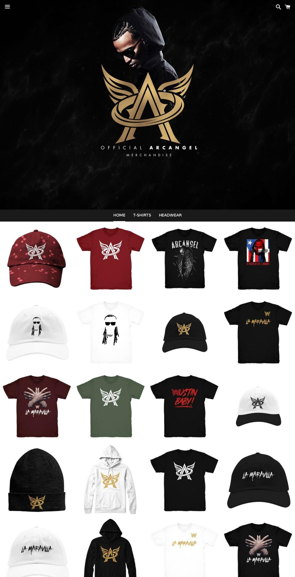 arcangelshop.com — Shopify storefront screenshot