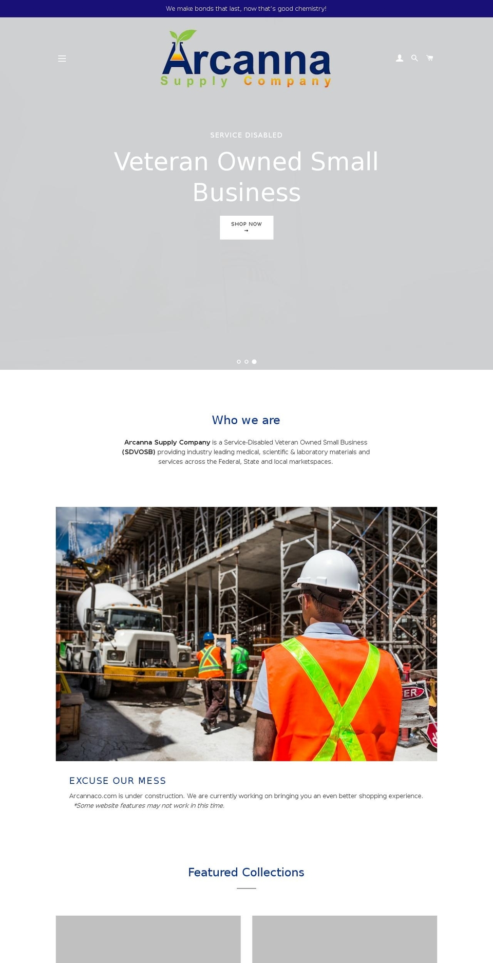 arcannaco.com — Shopify storefront screenshot