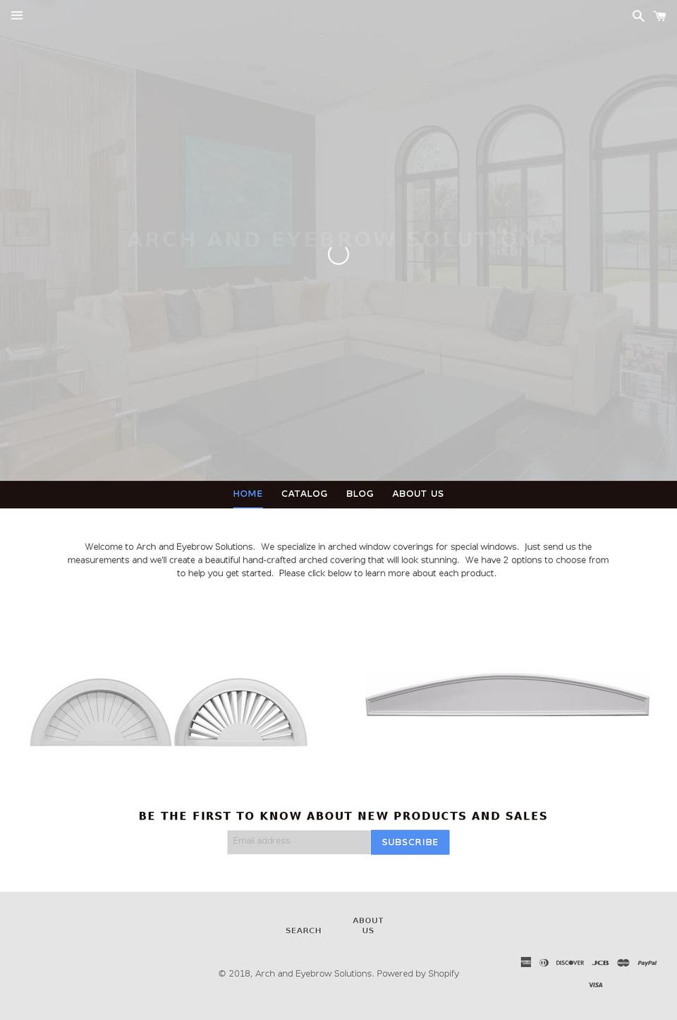 archandeyebrowsolutions.com — Shopify storefront screenshot