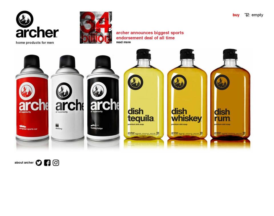 archerairsuperiority.com — Shopify storefront screenshot