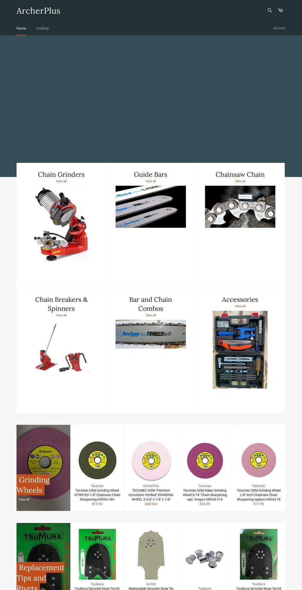archerplus.com shopify website screenshot