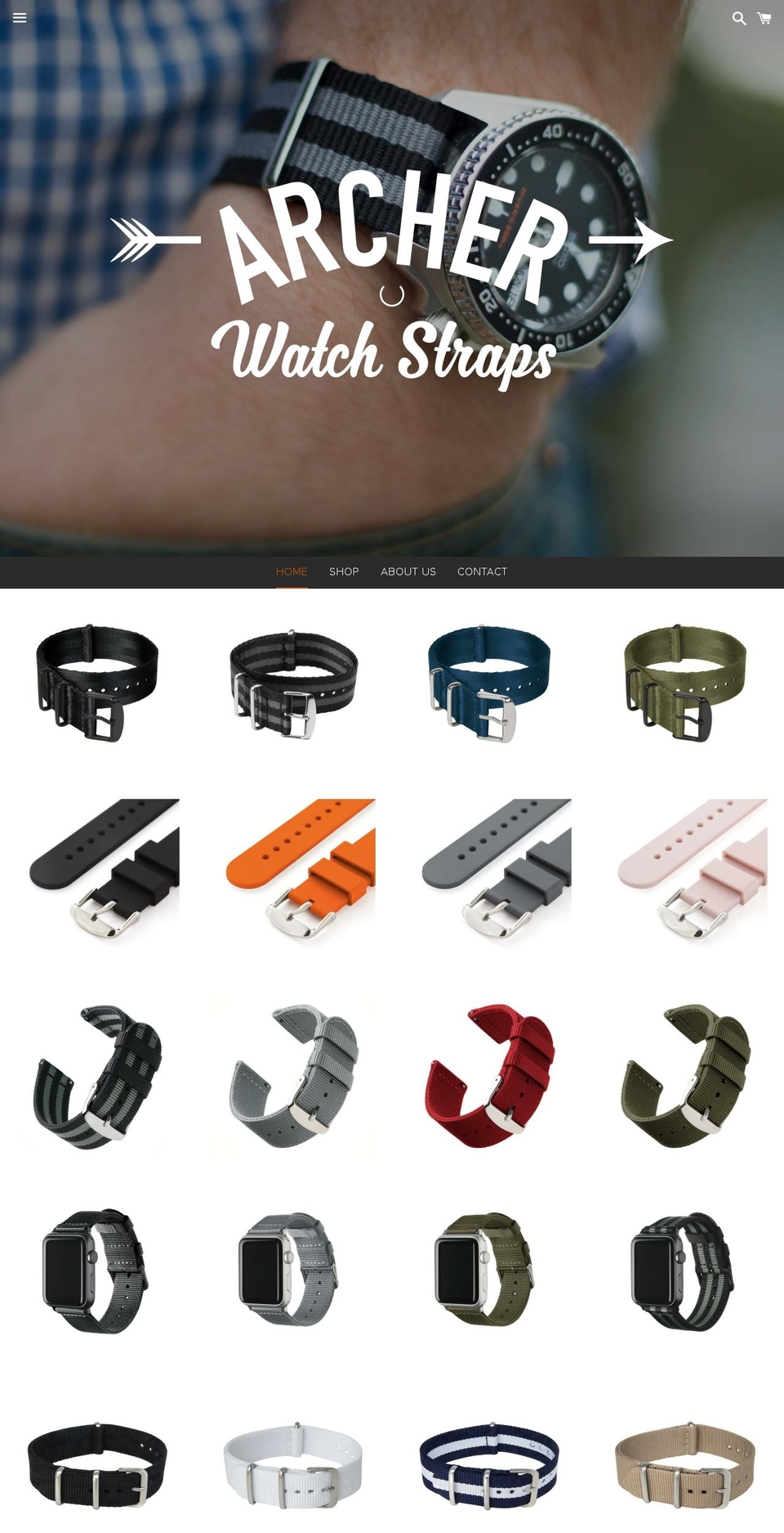 archerwatchbands.com — Shopify storefront screenshot