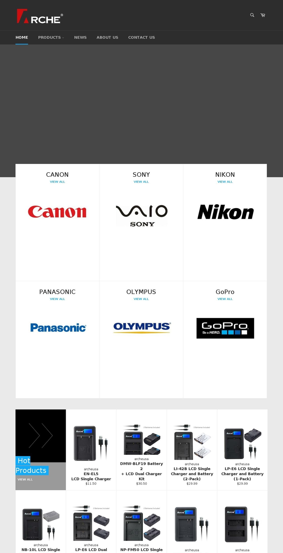 archeusa.com — Shopify storefront screenshot
