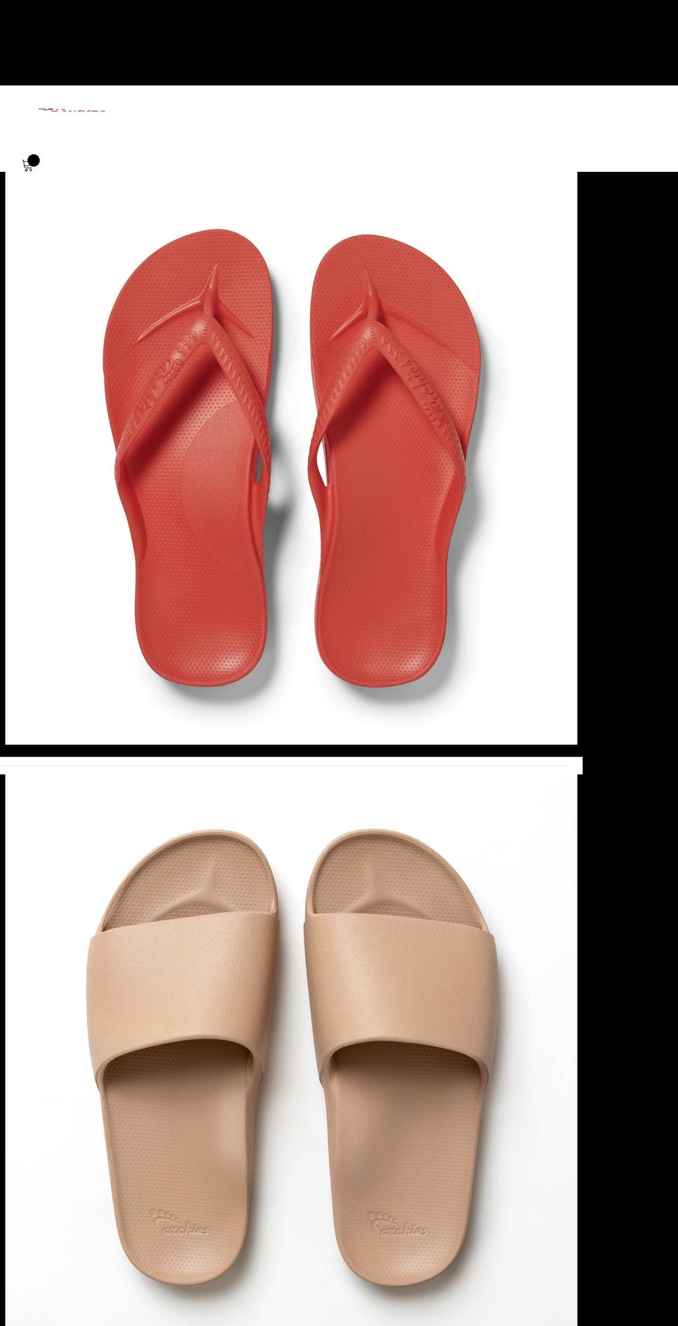 archiesfootwear.com shopify website screenshot