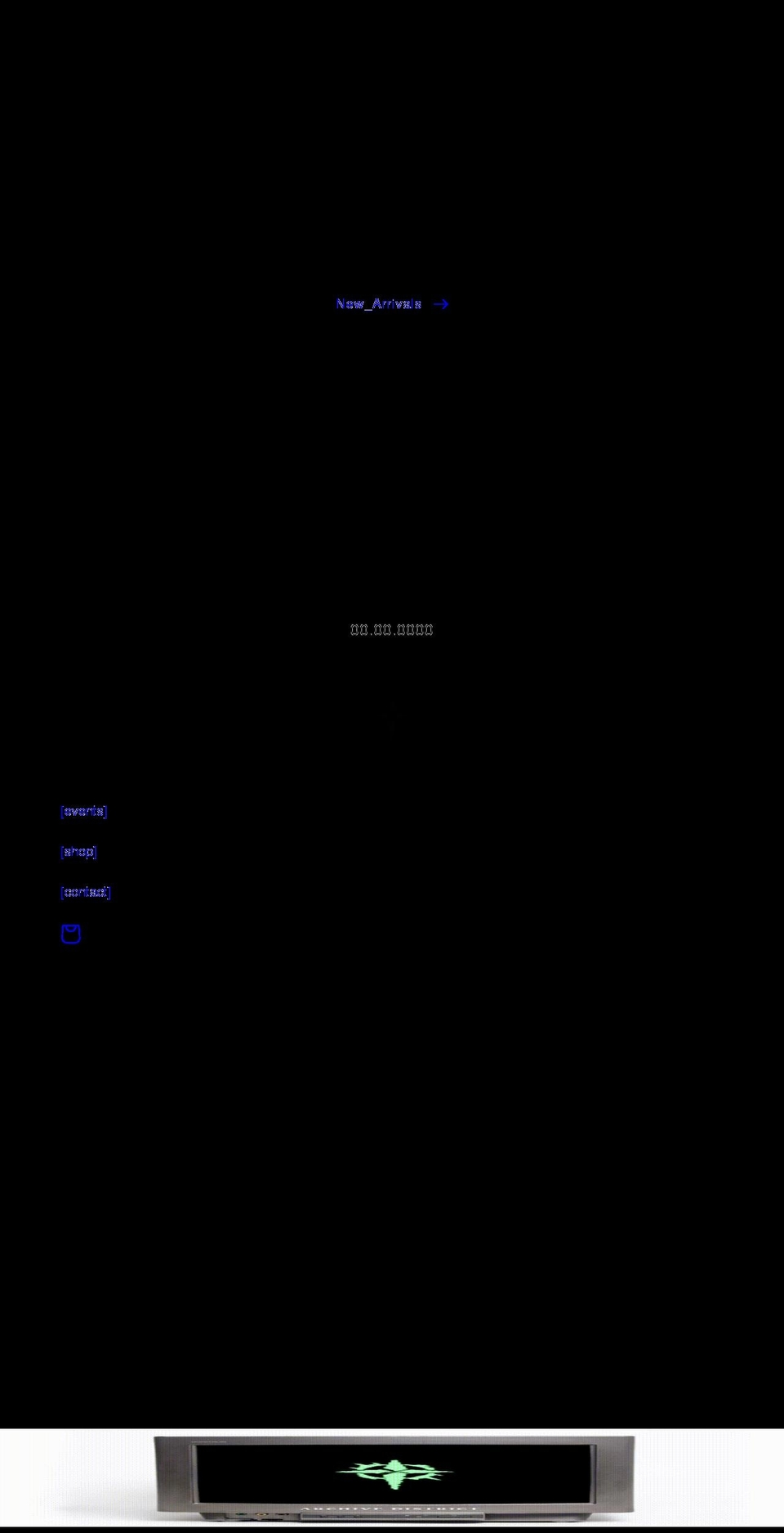 archivedistrict.com shopify website screenshot