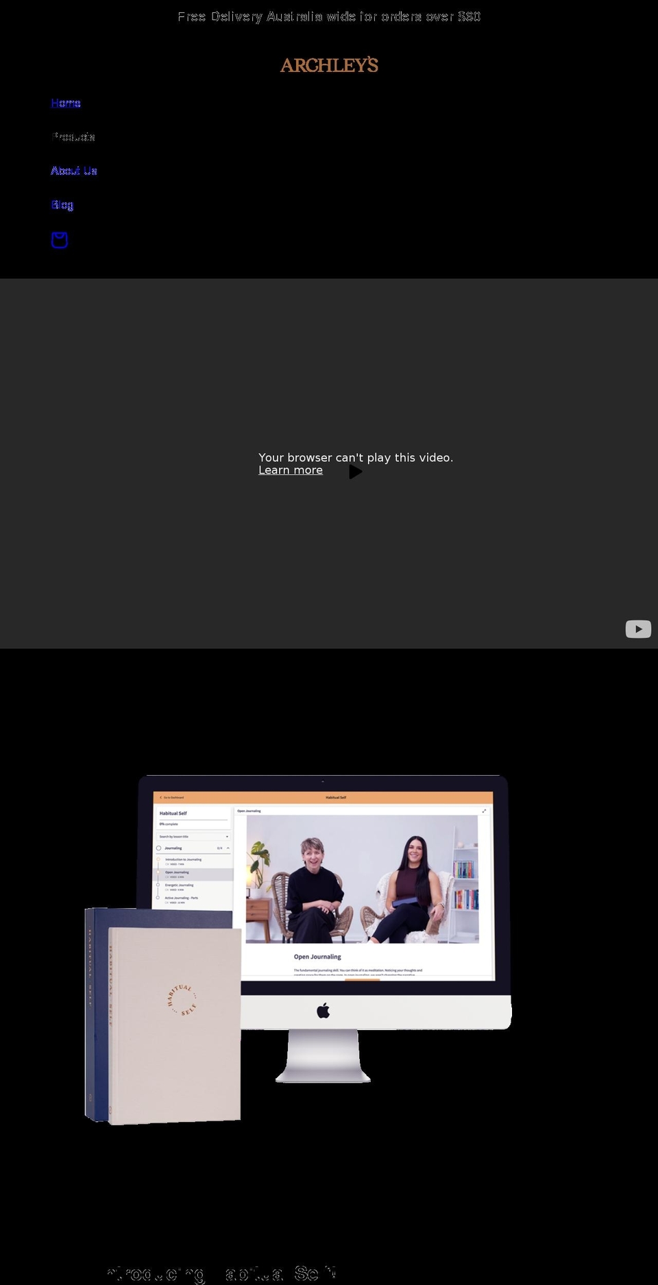 archleys.com shopify website screenshot