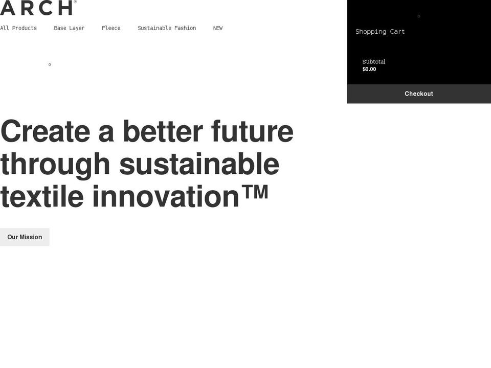 archtextiles.com shopify website screenshot