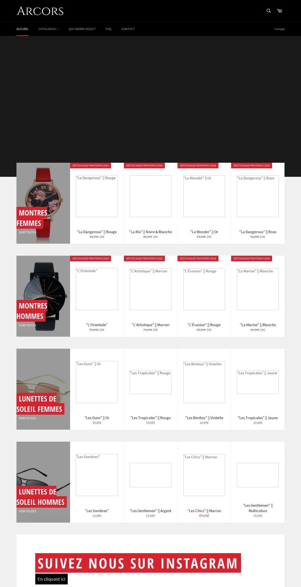 arcors.com — Shopify storefront screenshot