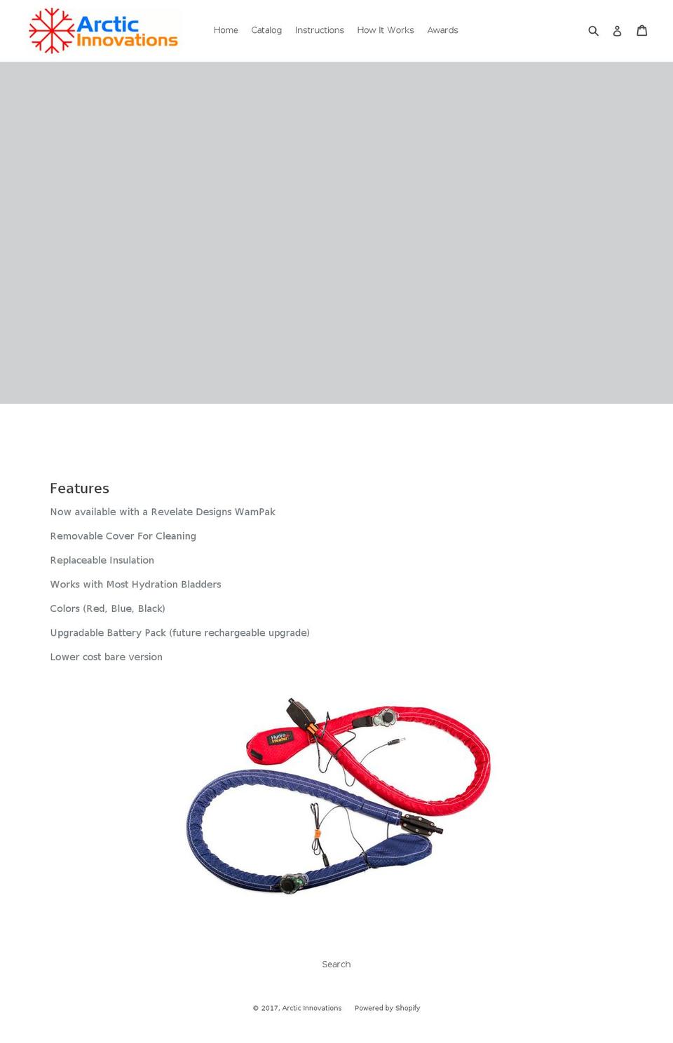arctic-innovations.com shopify website screenshot
