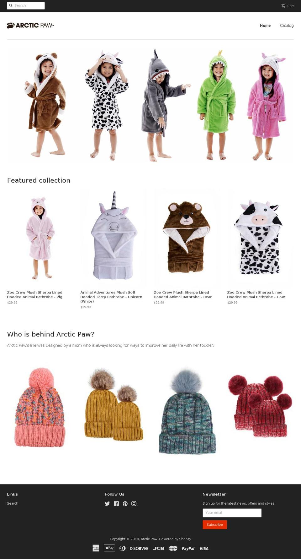 arctic-paw.com — Shopify storefront screenshot