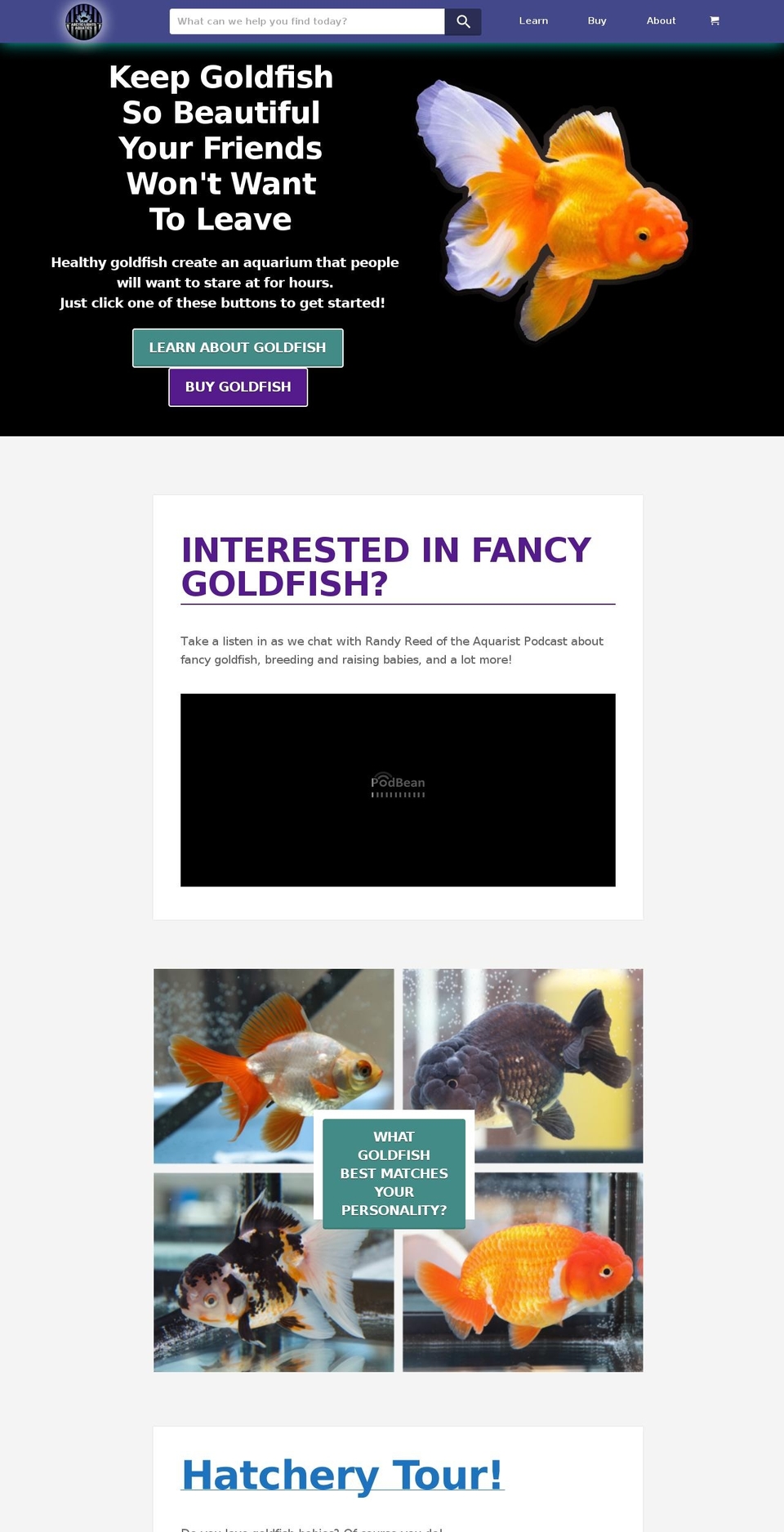 arcticlightsaquatics.com — Shopify storefront screenshot