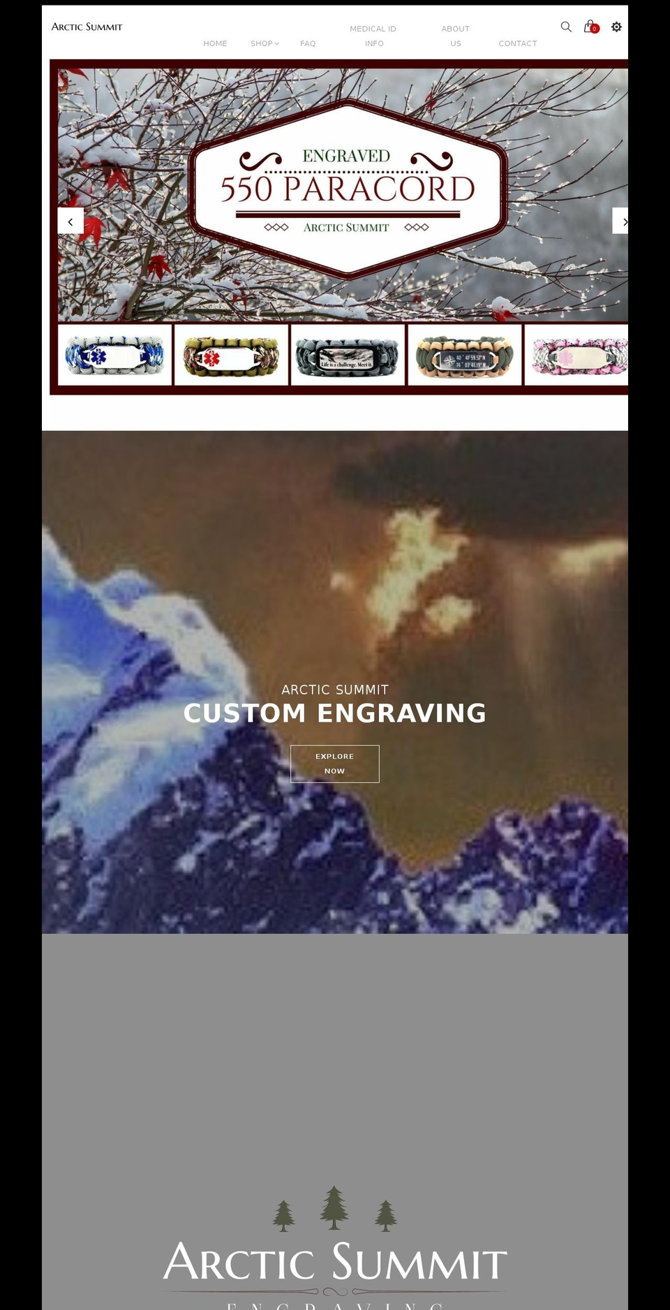 arcticsummit.com shopify website screenshot