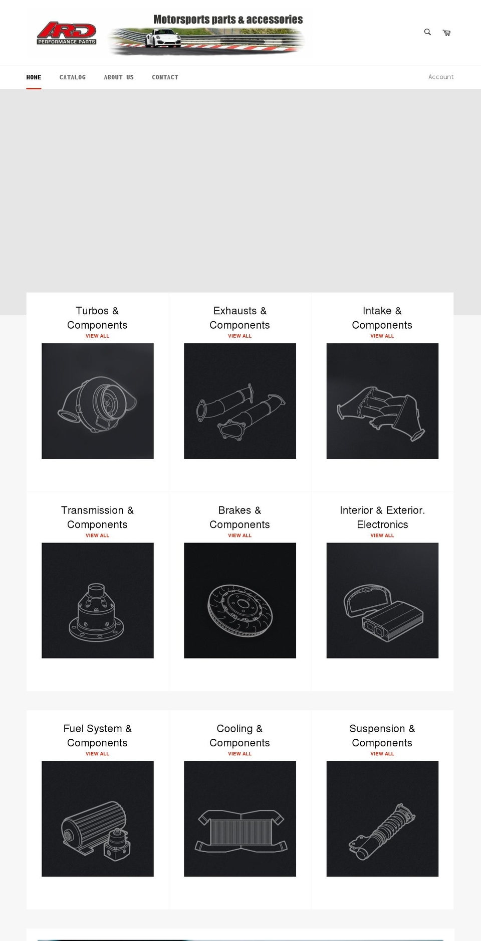 ard-parts.com shopify website screenshot