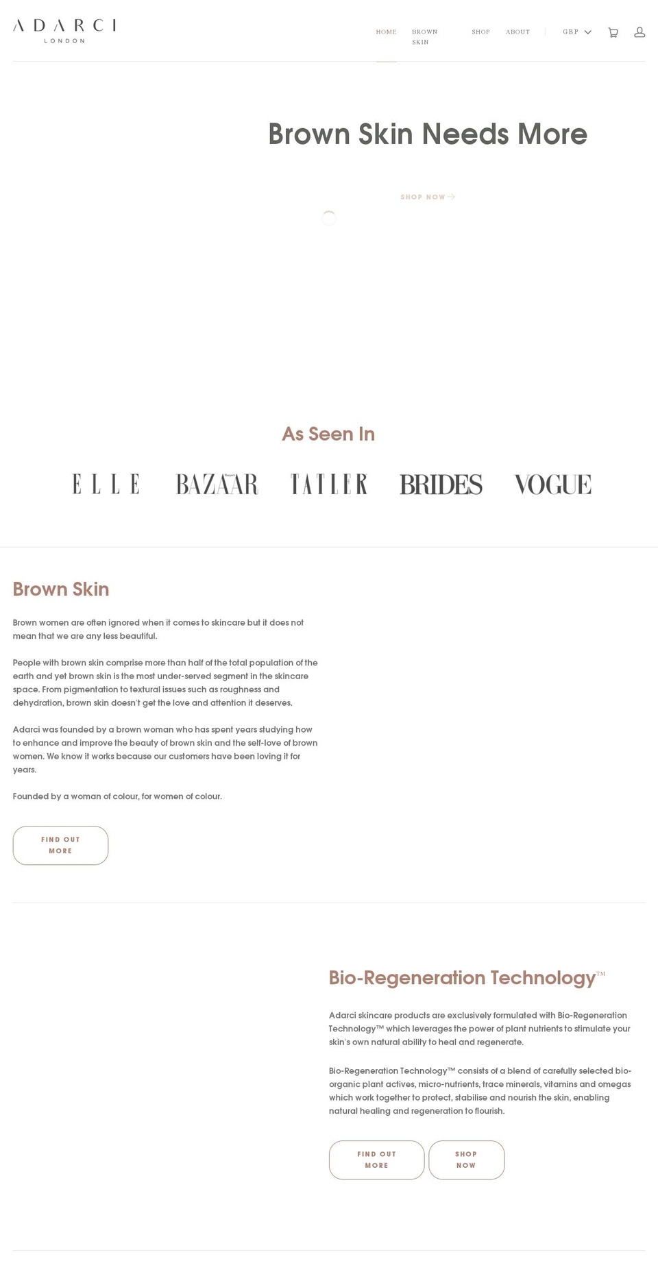 ardaci.com — Shopify storefront screenshot