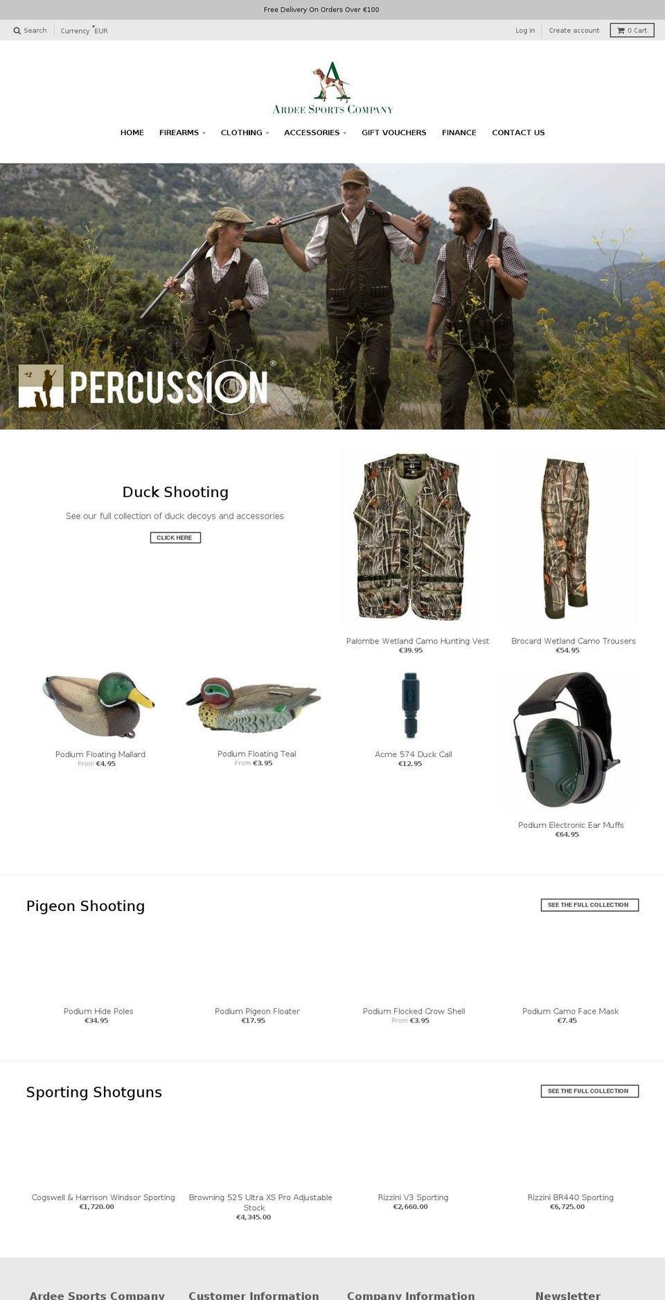 ardeesports.com — Shopify storefront screenshot