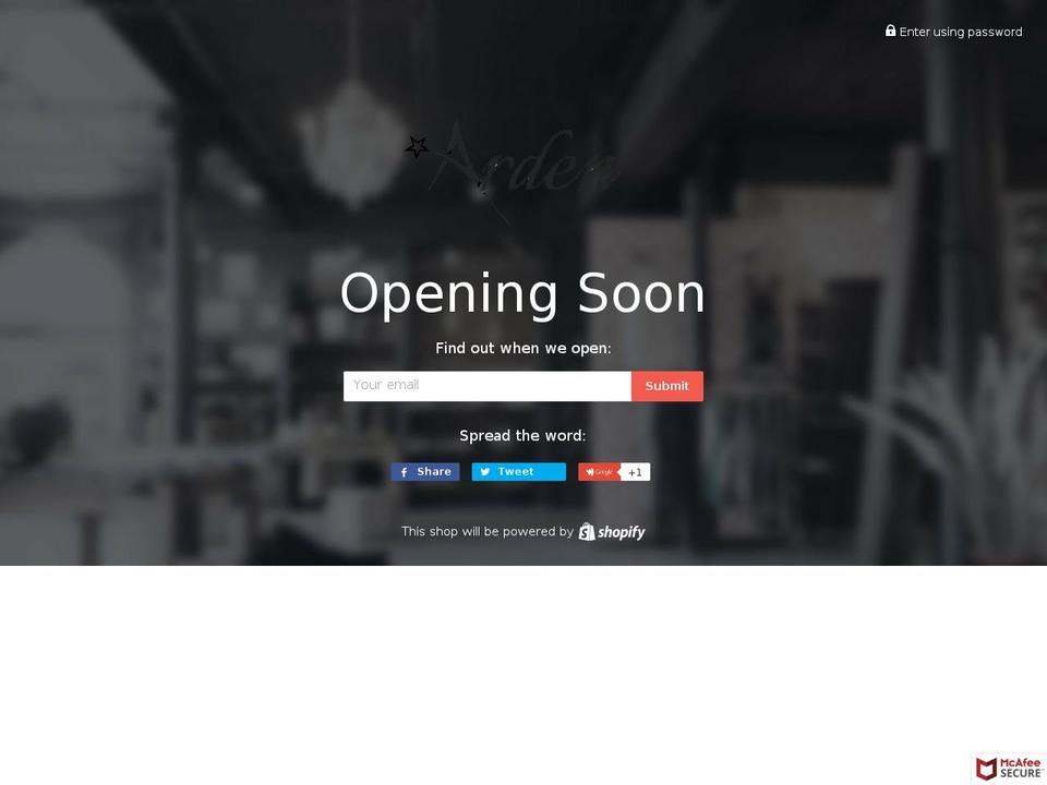 ardenbaby.com — Shopify storefront screenshot