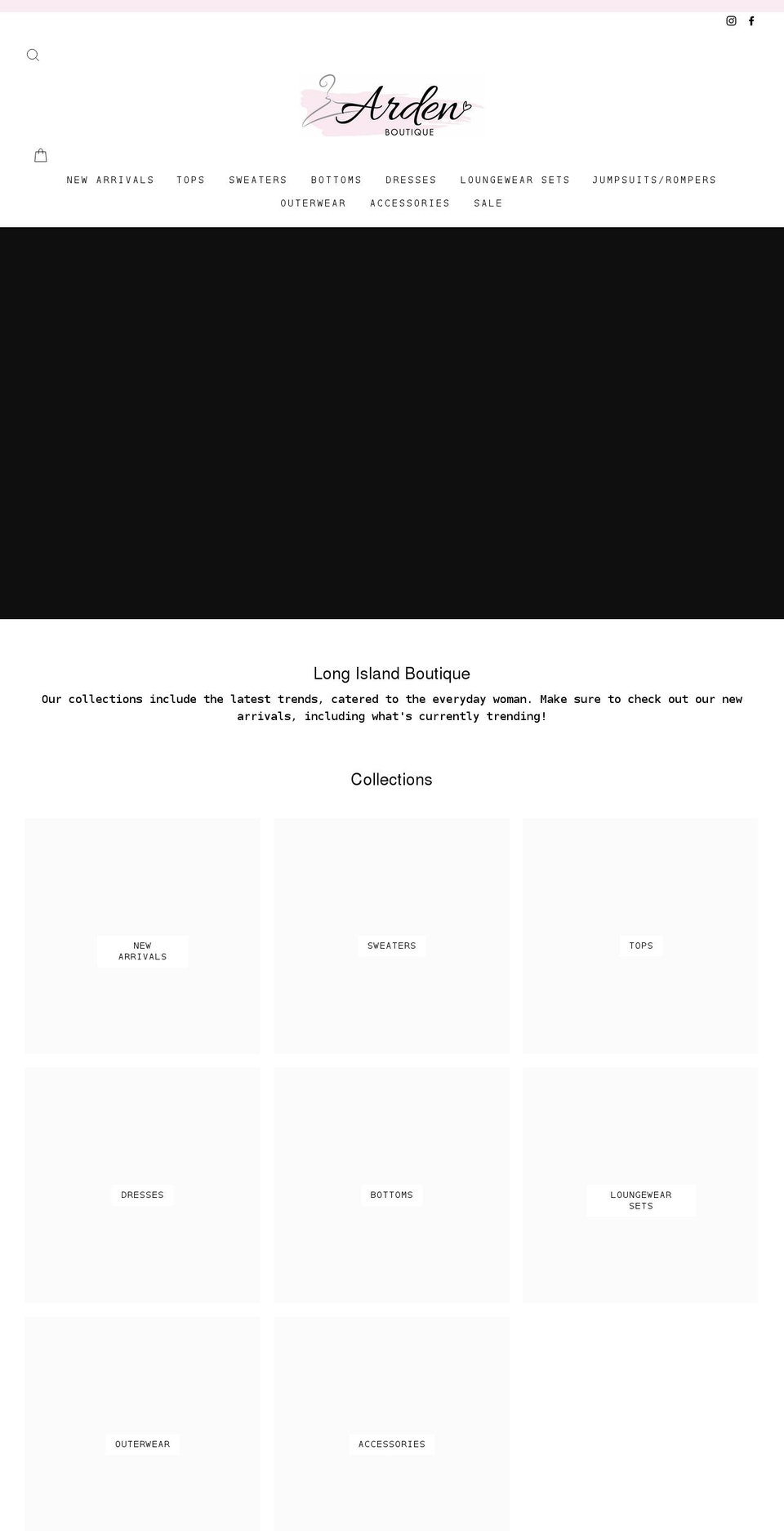 Kreative Media with Installments message Shopify theme site example ardenboutique.com