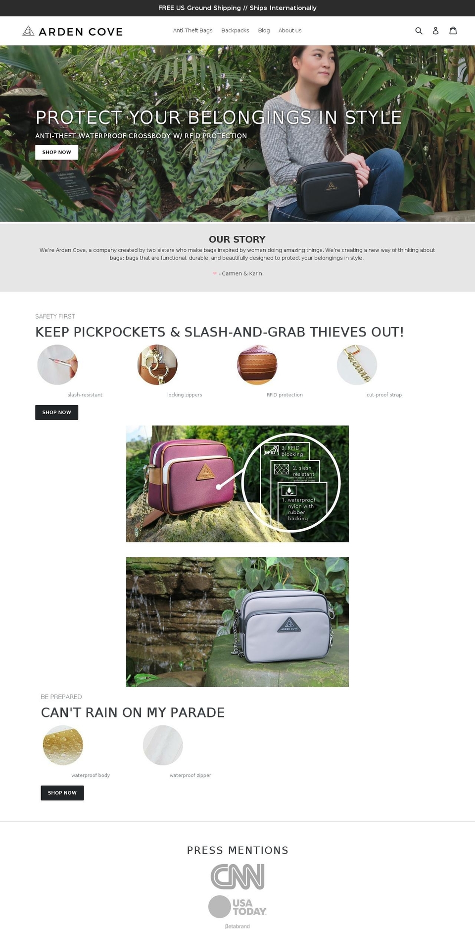 ardencove.com shopify website screenshot