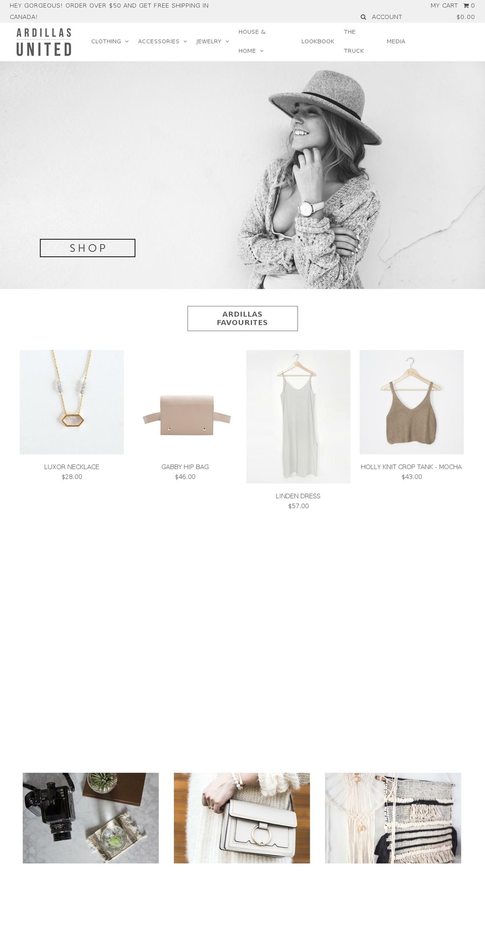 ardillasunited.com shopify website screenshot