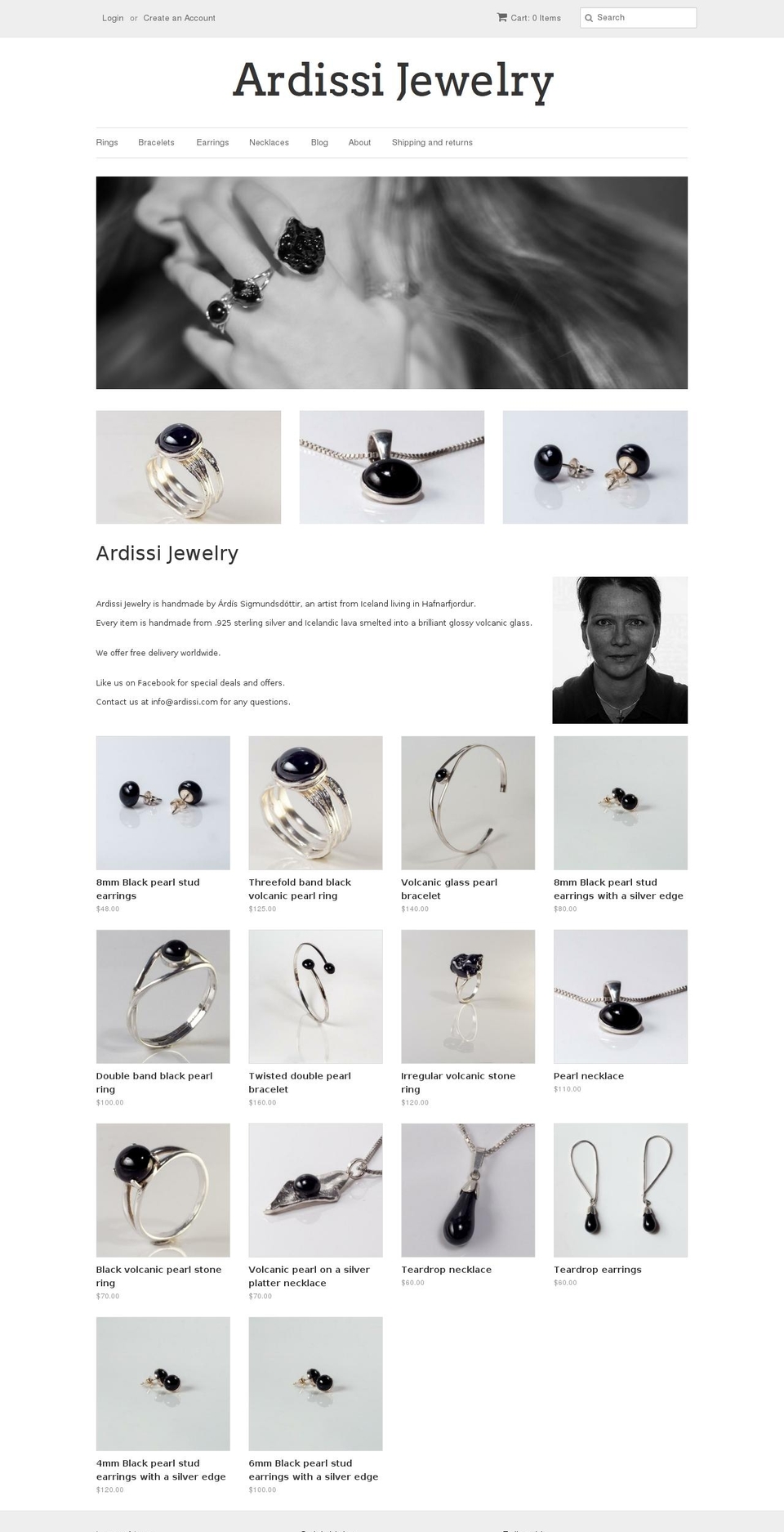 ardissi.com — Shopify storefront screenshot