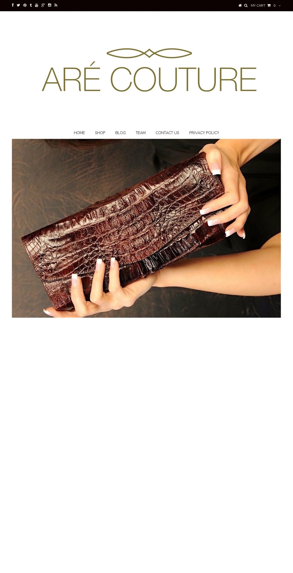 are-couture.com shopify website screenshot