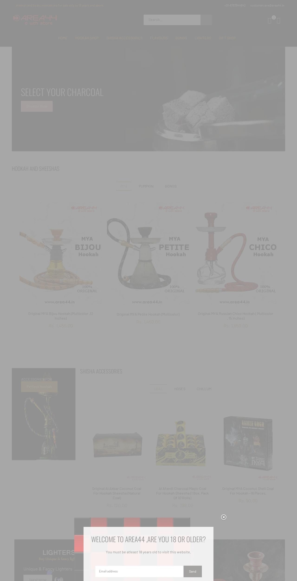 area44.in shopify website screenshot