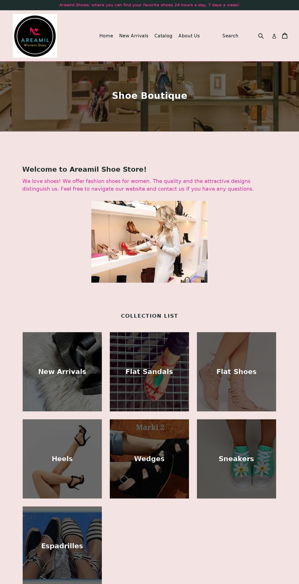 areamil.com — Shopify storefront screenshot