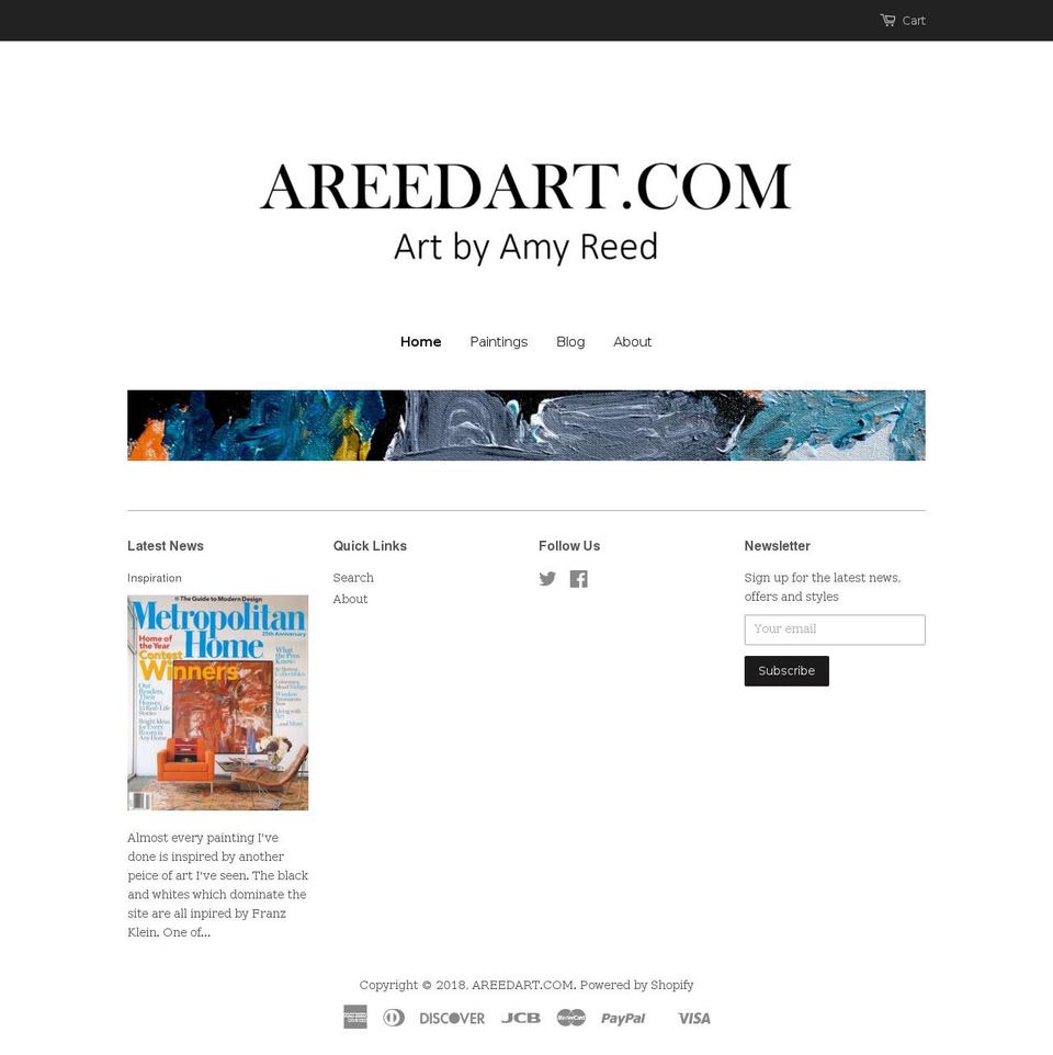 areedart.com — Shopify storefront screenshot