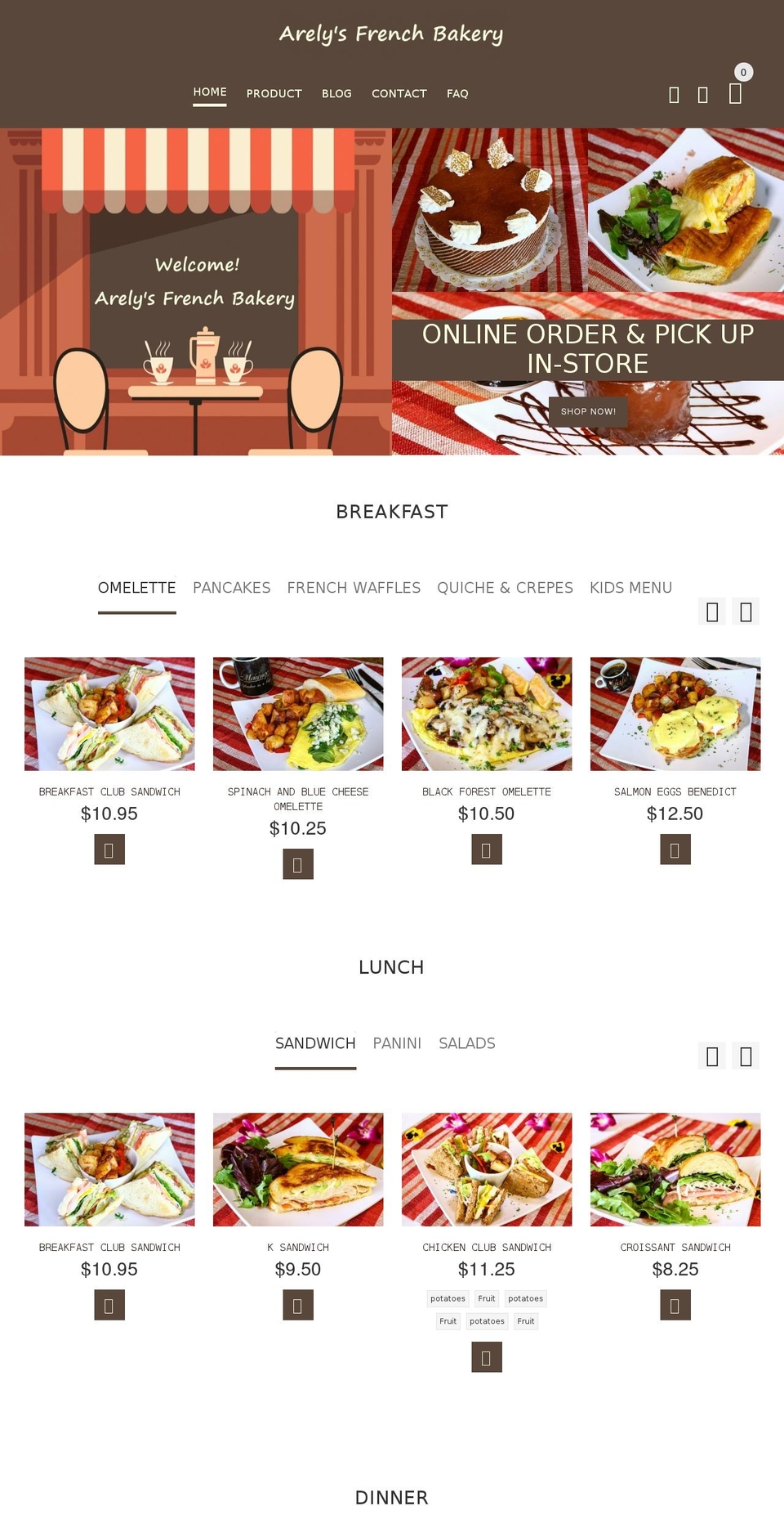 Yourstore-v2-1-7 Shopify theme site example arelyfrenchbakery.com