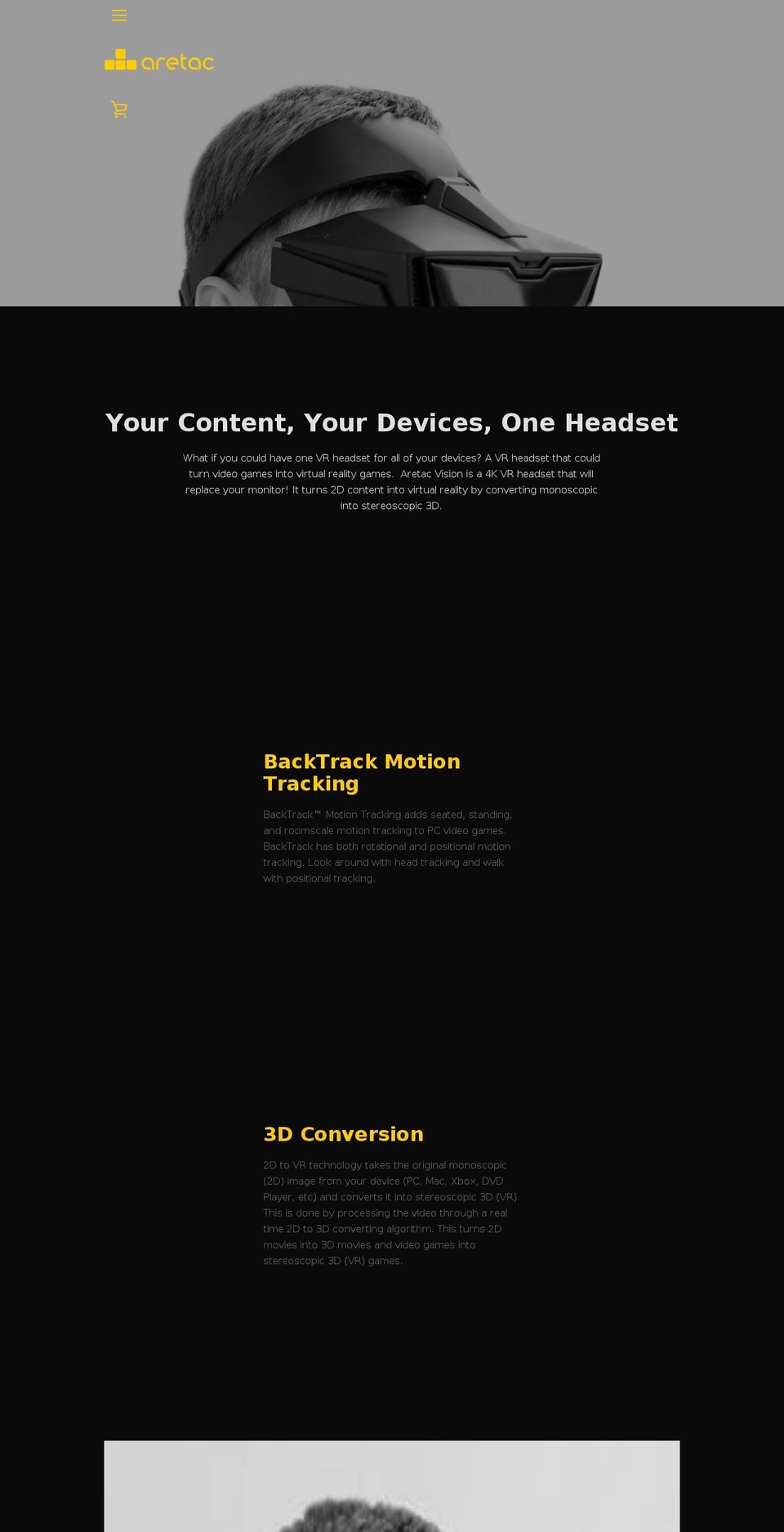 aretac.com — Shopify storefront screenshot