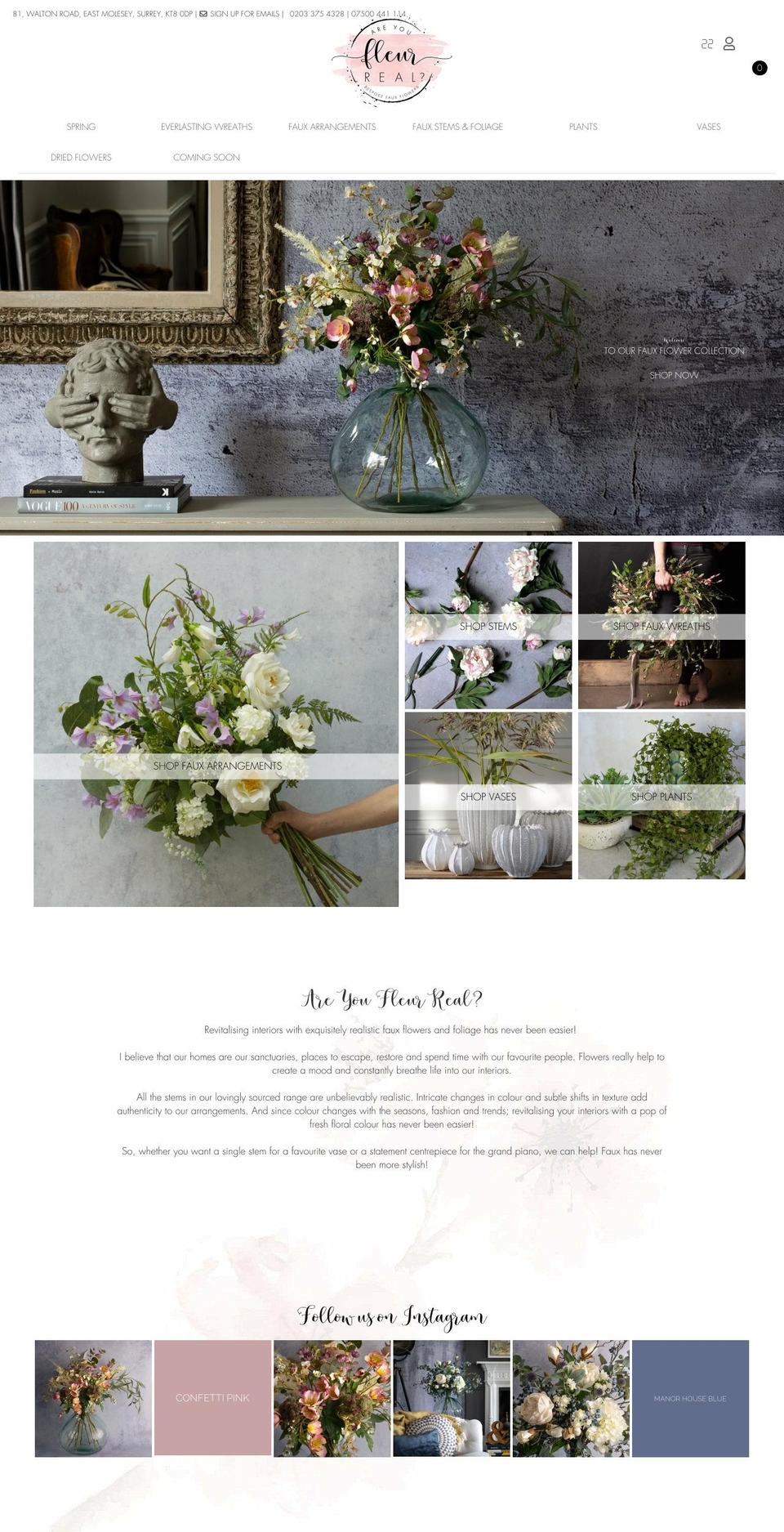areyoufleurreal.com shopify website screenshot