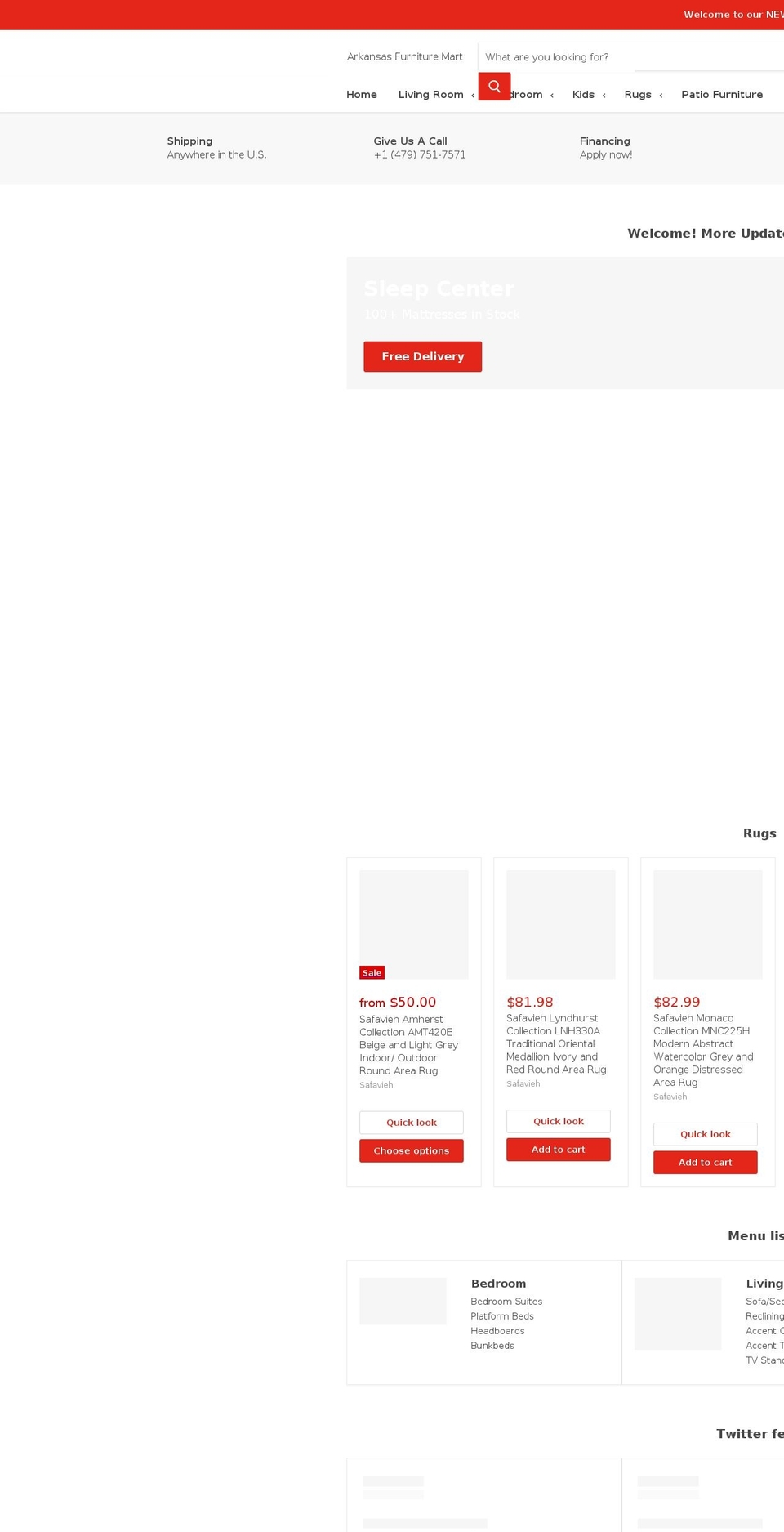 arfurnituremart.com — Shopify storefront screenshot