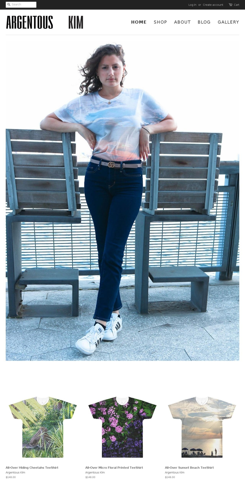 argentouskim.com — Shopify storefront screenshot